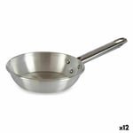 Pan Ø 14 cm Silver Aluminium [12 Units]