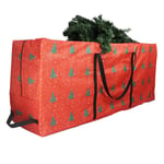 Christmas Tree Storage Bag Multipurpose Dammtät Finishing Bag för utomhusbruk Red