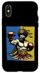 Coque pour iPhone X/XS Boxe Ukrainienne Drapeau de l' Ukraine Cosaque Boxeur