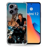 Cokitec Coque Renforcée pour Xiaomi Redmi 12 5G Musique Johnny Hallyday Moto