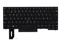 Sunrex - Erstatningstastatur For Bærbar Pc - Med Trackpoint, Ultranav - Qwerty - Nordisk - Fru - For Thinkpad E48x  E49x  L380  L380 Yoga  L390  L390 Yoga  L480  L490  T480  T49x