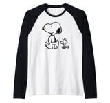 Peanuts - Snoopy Woodstock Walk Raglan Baseball Tee