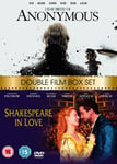 Anonymous (2011) + Shakespeare In Love (1998) DVD