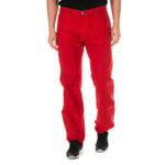 Armand Basi Mens Long straight cut low trousers BGH0182 man - Red - Size 40 (Waist)