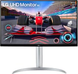 Ultrafine¿ 27Uq750-W.Aeu Ecran Pc 4K 27""-Dalle Va Résolution Uhd (3840 X 2160),5Ms Gtg 144Hz,Displayhdr¿ 400,Dci-P3 95% (Cie1976),Amd Freesync Premium,Inclinable,Réglable En Hauteur