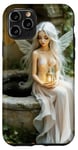 Coque pour iPhone 11 Pro Lanterne champignons Fantasy Girl