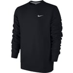 Nike Mens Logo Crewneck Black Sweater Cotton - Size Large