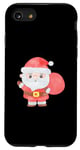Coque pour iPhone SE (2020) / 7 / 8 Ho-Ho-Holiday Cheer: Père Noël en action