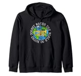 Cornet Makes The World Go Round, Cornetist Brass Musician Zip Hoodie