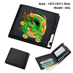 ANDD Portefeuilles homme Anime Dragon Ball Short Wallet Schwarz Student Geldbörse Brieftasche Tickethalter