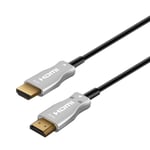 Aisens - câble hdmi v2.0 aoc premium high speed / hec 4k 60hz 18gbps, a/m-a/m, noir, 50m