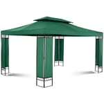 Uniprodo Brugt Telt-pavillon - 3 x 4 m 160 g/m² mørkegrøn