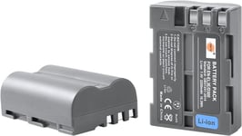 2pcs Li-ion Batterie EN-EL3E ENEL3E compatibles avec Nikon D30 D50 D70 D70S D80 D90 D100 D200 D300 D300S D700