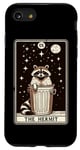 iPhone SE (2020) / 7 / 8 The Hermit Tarot Card Funny Raccoon Case