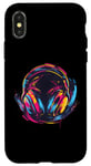 iPhone X/XS Headphones Music DJ Colourful Music Lover Music Headphones Case