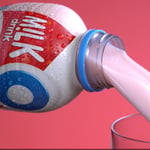 Strawberry Milkshake Milk Drink, High in Protein & Calcium, 300 ml (Pack of 12)