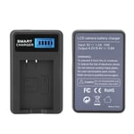 LP-E17 Battery Charger Single Slot USB Charging With LCD Screen For EO GDS