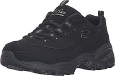 Skechers Femme D'Lites- Play on Baskets Mode, Noir, 38 EU Large