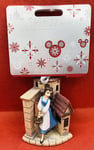 New Disney Store Belle Sketchbook Hanging Christmas Ornament  Beauty & Beast 1T