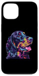 Coque pour iPhone 13 Gordon Setter Pop Art Figurine de race de chien