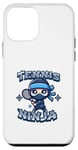 Coque pour iPhone 12 mini Squash mignon de jeu de court de tennis Ninja