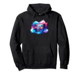 Boombox Old School 80s Music Hip Hop Pullover Hoodie