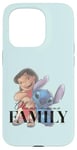 iPhone 15 Pro Disney 100 Anniversary Lilo & Stitch D100 Quote ‘Ohana Case