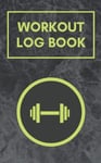 Workout Log Book Small Handy Gym Companion Weight Lifting Tracker Fitness Jou...