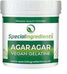 Special Ingredients Agar Agar 100g Premium Quality Powder Vegan Gelatine, Europ