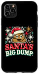 Coque pour iPhone 11 Pro Max Santa's Big Dump - Funny Xmas Pajamas Christmas Poop