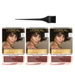 L'Oreal Paris Excellence Universal Nudes Natural Hair Color All Colors 3-Pack