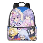 zhengdong Anime Girl Hyperdimension Neptunia Bapa Unisexs Student Bag Classic Lightweight Zipper Bapas