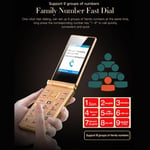 2G Gsm Flip Mobile Phone For Elderly Dual Display 3.0 Inch Big Button Cell For