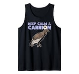 Keep Calm And Carrion Vulture Scavenging Bird Tank Top