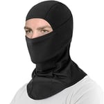 通用 Balaclava Thermal Fleece Balaklava Men Women Windproof Ski Mask for Outdoor Sports Bicycle Motorcycle Snowboard Ski Cycling Winter Face Mask Warm Anti-Dust Black Grey, Black, 50