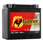 MC Batteri Banner Bike Bull YTX14-BS 51214 AGM