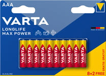 Varta Longlife Max Power AAA-batteri (10 st)