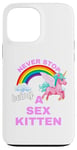 iPhone 13 Pro Max Fun Graphic-Never Stop Being A Sex Kitten Case