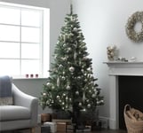 Habitat 7ft Pre-Lit Spruce Christmas Tree - Green