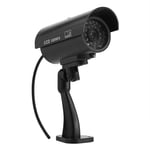 SURENHAP Caméra factice Dummy Fausse caméra de surveillance Clignotant LED Fausse caméra de sécurité pour intérieur et son video