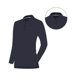 Aclima Womens LeisureWool Pique Longsleeve (Blå (NAVY BLAZER) X-small)