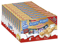 Kinder Happy Hippo Hazelnut Biscuit Bars, Bulk Chocolate Gift, Crispy Wafer with Milk Chocolate and Hazelnut Filling, Pack of 10 x 103.5g