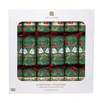 Folklore Green Handmade Luxury Christmas Crackers (6 Pack)