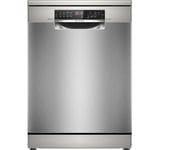 BOSCH Series 6 SMS6TCI01G Full-size WiFi-enabled Dishwasher - Silver Inox, Silver/Grey