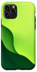 Coque pour iPhone 11 Pro Vert Minimaliste Abstrait Esthétique Clean Art