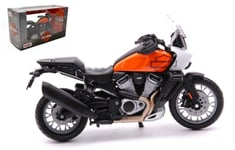 Harley Davidson Pan America 1250 2021 Orange 1:18 Modèle 21907 MAISTO