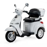 VELECO Cristal 3 Wheeled ELECTRIC MOBILITY SCOOTER 1000W WHITE