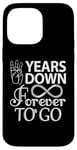 iPhone 14 Pro Max 3 Years Down Forever To Go Cute 3rd Wedding Anniversary Case