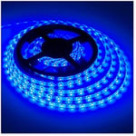 iNextStation Blue LED Strip Light, 16ft/5M 2835 SMD 300 LEDs 12V Flexible Waterproof LED Tape for Bedroom Kitchen Cabinet Wardrobe TV(NO Power Supply/Plug)