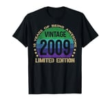 16 Year Old Gifts Vintage 2009 Limited Edition 16th Birthday T-Shirt